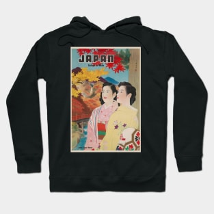 Japan Autumn in Nikko Vintage Poster Hoodie